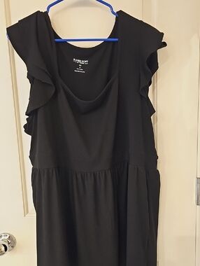 torrid Black Ribbed Super Soft Top